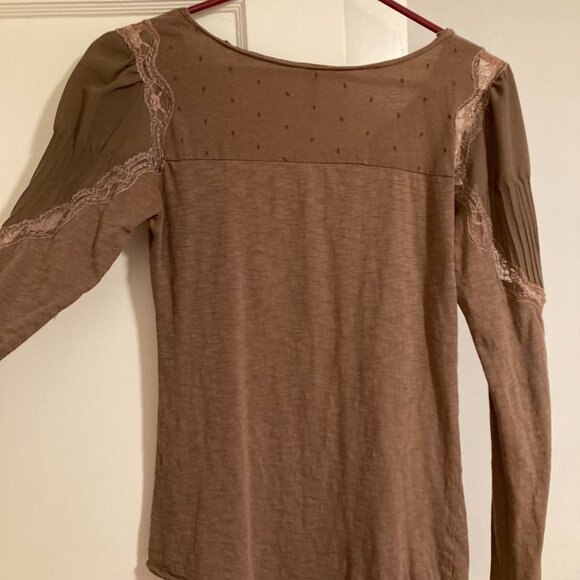 Free People Puff-sleeve Blouse (Small) - Picture 4 of 6
